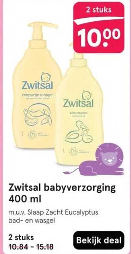 Zwitsal babyverzorging 400 ml