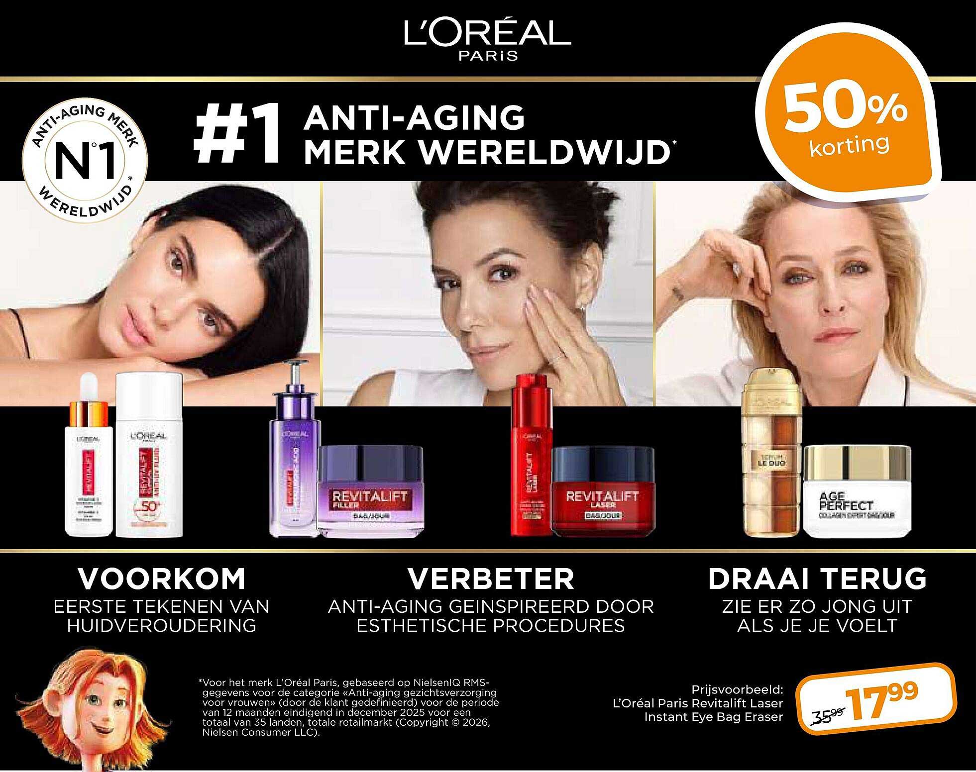 #1 ANTI-AGING MERK WERELDWIJD 50% korting