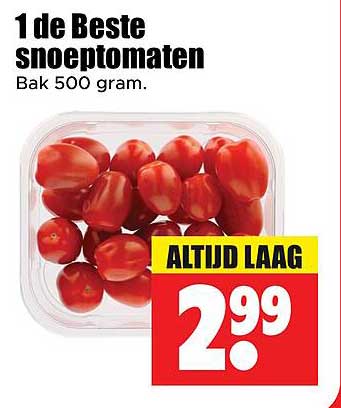 1 de Beste snoeptomaten Bak 500 gram.