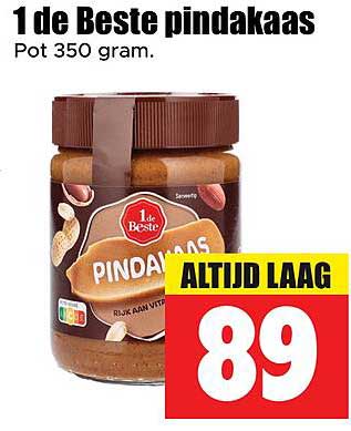 1de Beste pindakaas