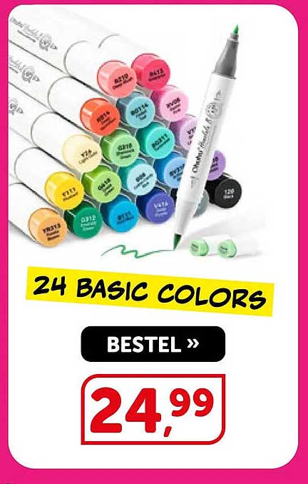 24 BASIC COLORS