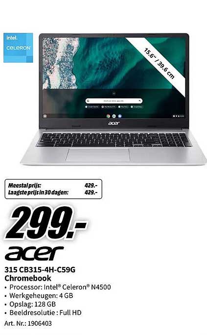 Acer 315 CB315-4H-C59G Chromebook