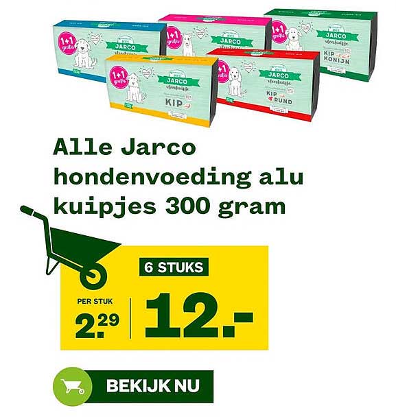 Alle Jarco hondenvoeding alu kuipjes 300 gram