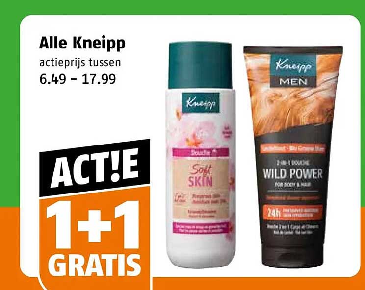 Alle Kneipp 1+1 GRATIS