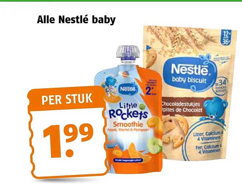 Alle Nestlé baby