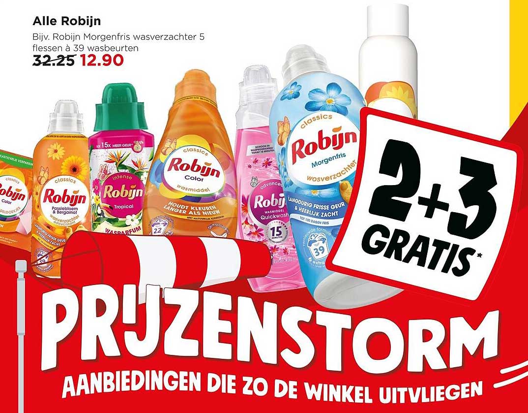 Alle Robijn 2+3 GRATIS*