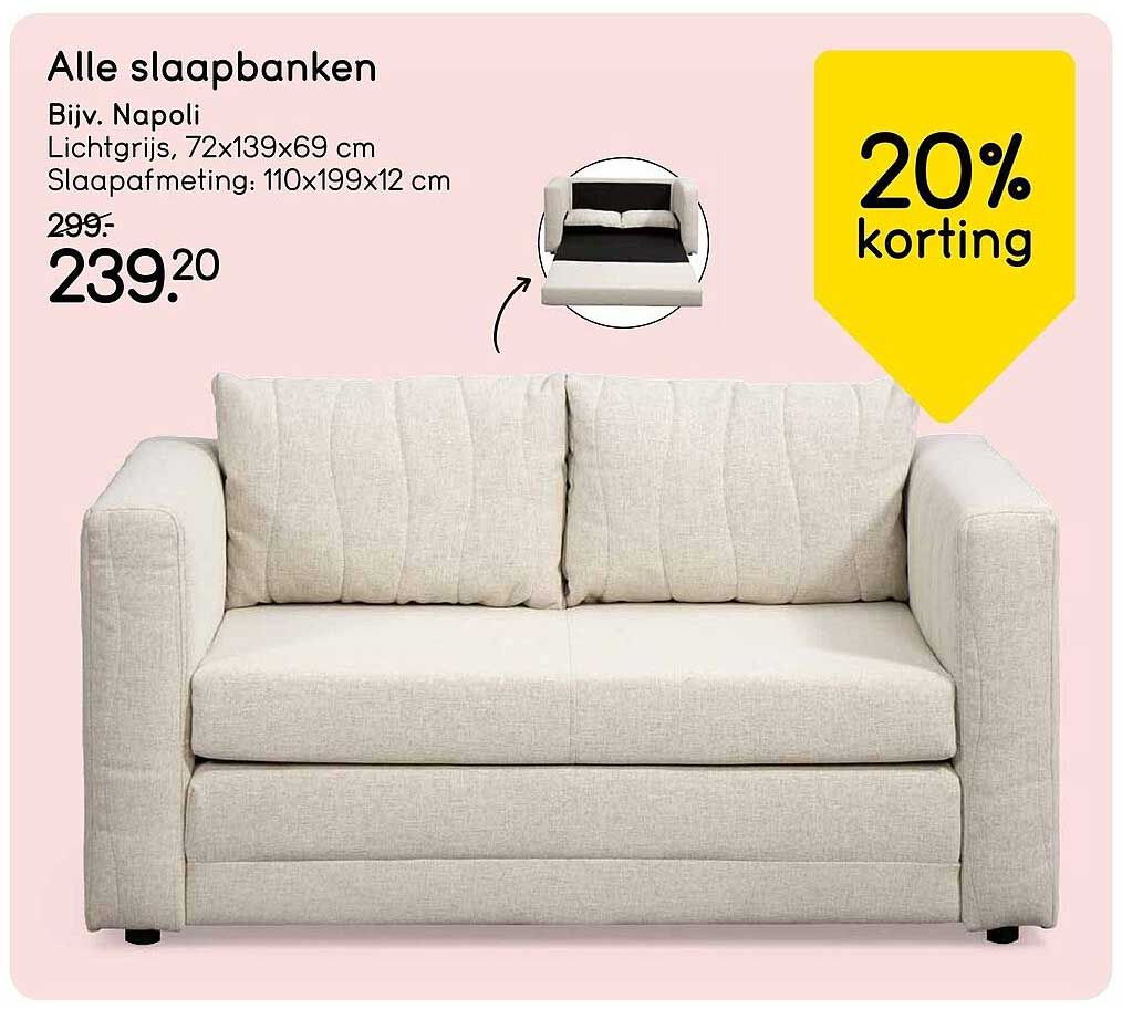 Alle slaapbanken
Biv. Napoli
Lichtgrijs, 72x139x69 cm
Slaapafmeting: 110x199x12 cm