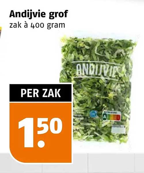Andijvie grof zak à 400 gram