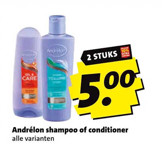 Andrélon shampoo of conditioner alle varianten 2 stuks