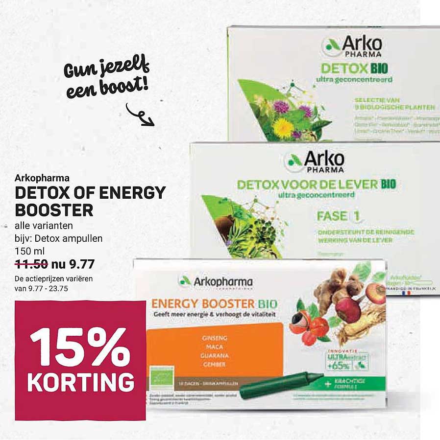 Arkopharma DETOX OF ENERGY BOOSTER