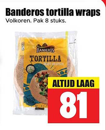 Banderos tortilla wraps
