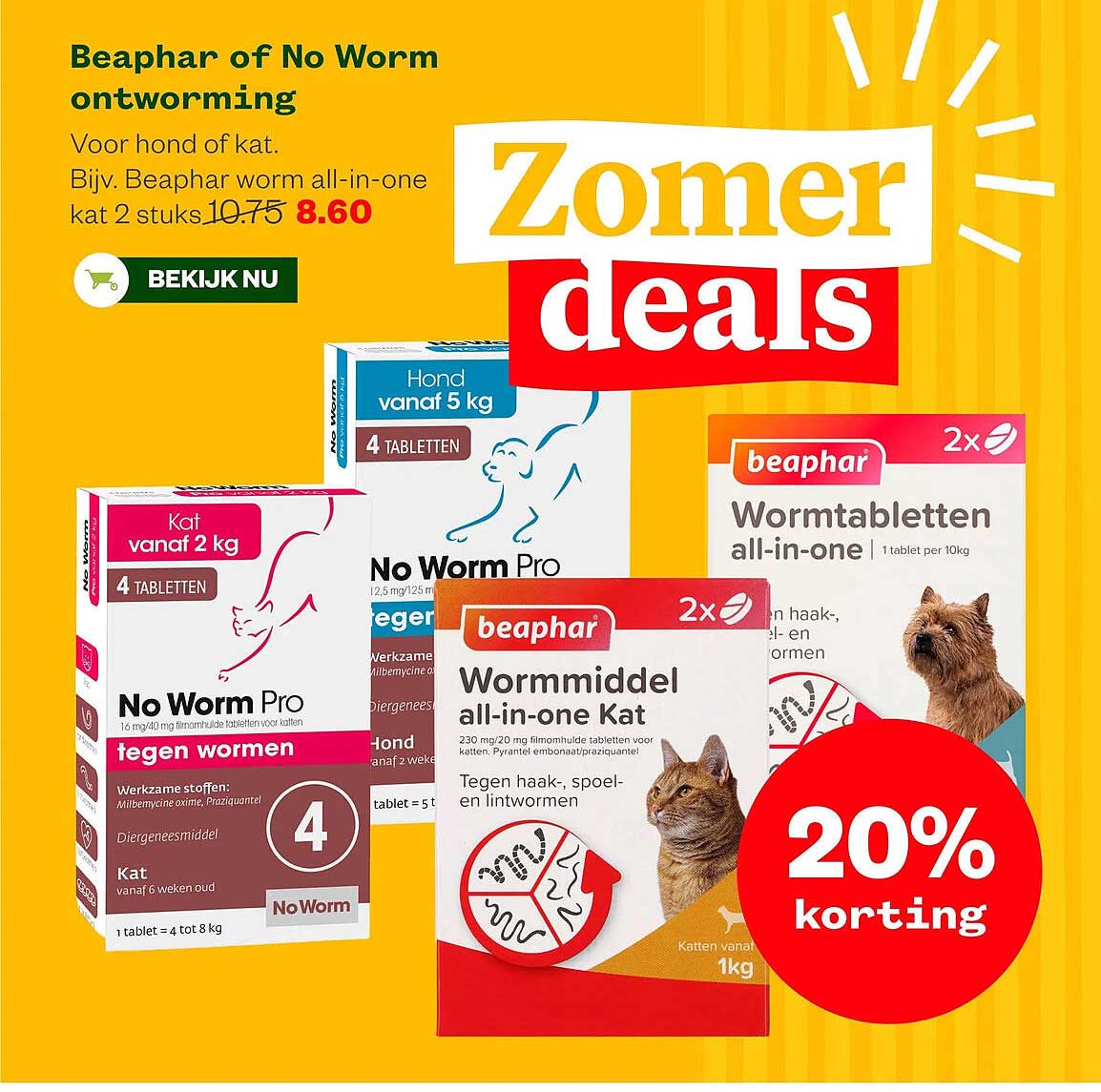 Beaphar of No Worm ontworming