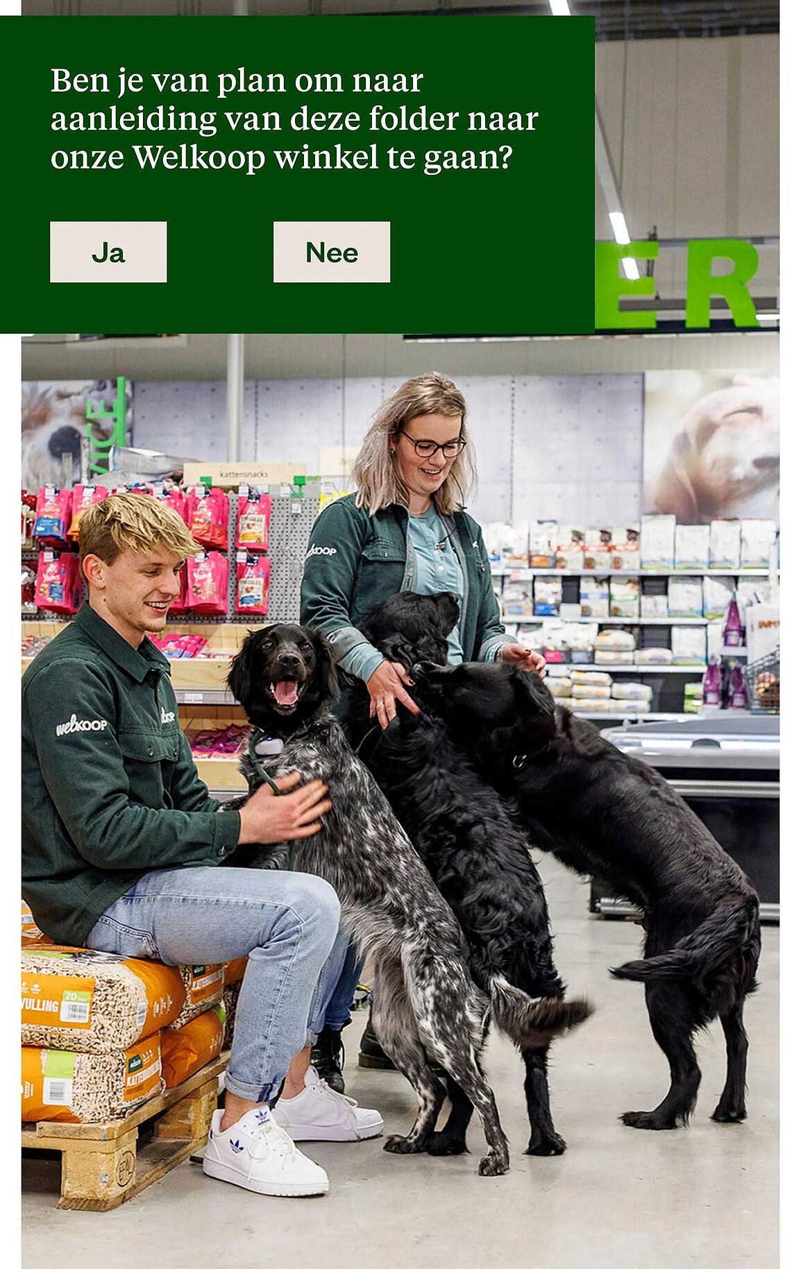 Ben je van plan om naar aanleiding van deze folder naar onze Welkoop winkel te gaan?