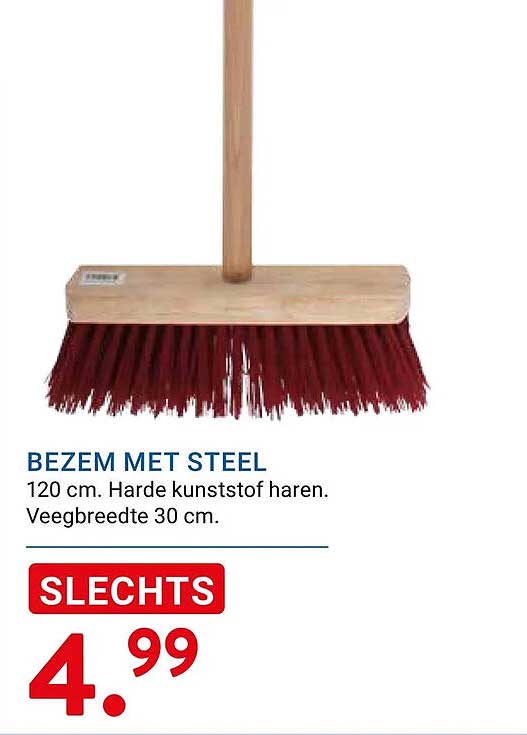 BEZEM MET STEEL