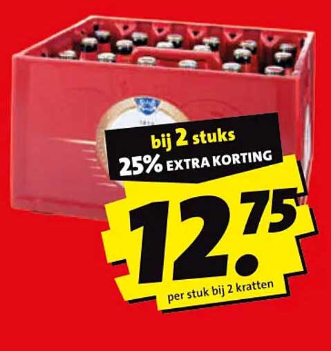 bij 2 stuks 25% EXTRA KORTING