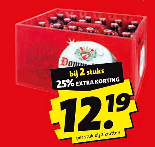 bij 2 stuks 25% EXTRA KORTING
