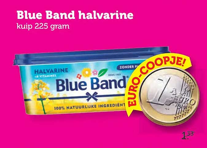 Blue Band halvarine kuip 225 gram