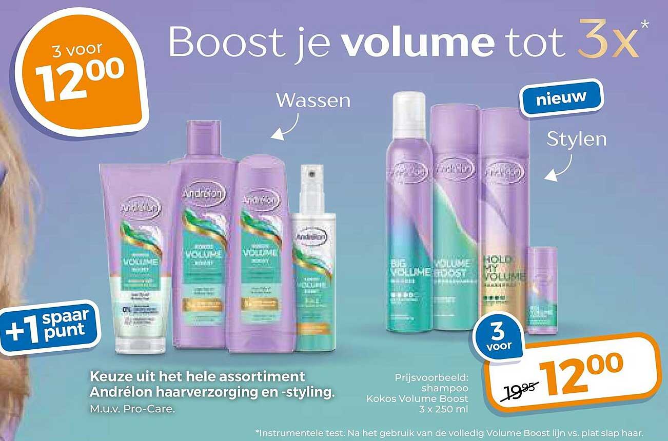 Boost je volume tot 3x