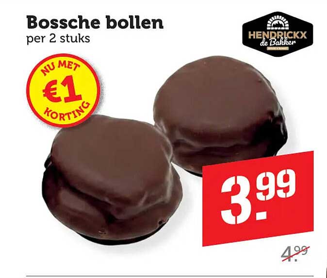 Bossche bollen per 2 stuks