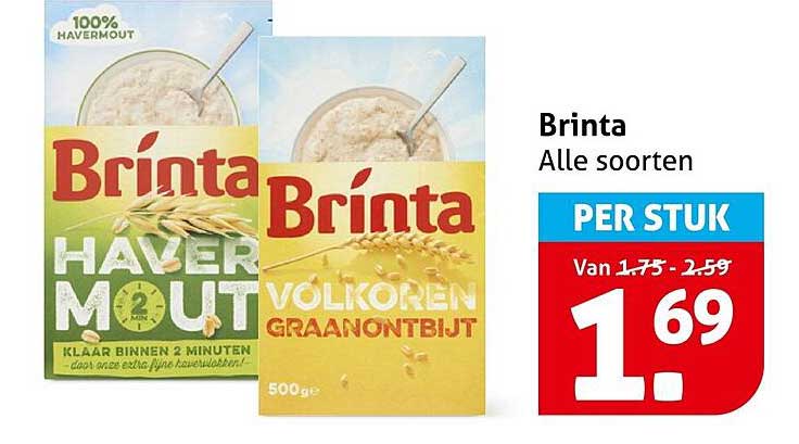 Brinta Alle soorten PER STUK
