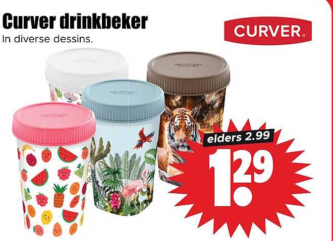 Curver drinkbeker