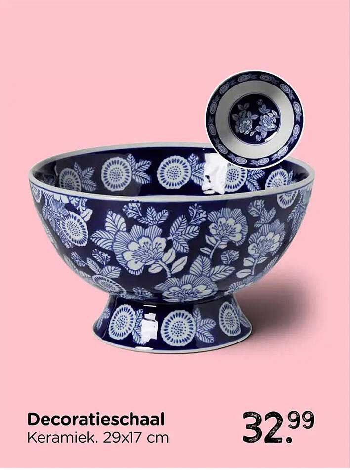 Decoratieschaal Keramiek. 29x17 cm