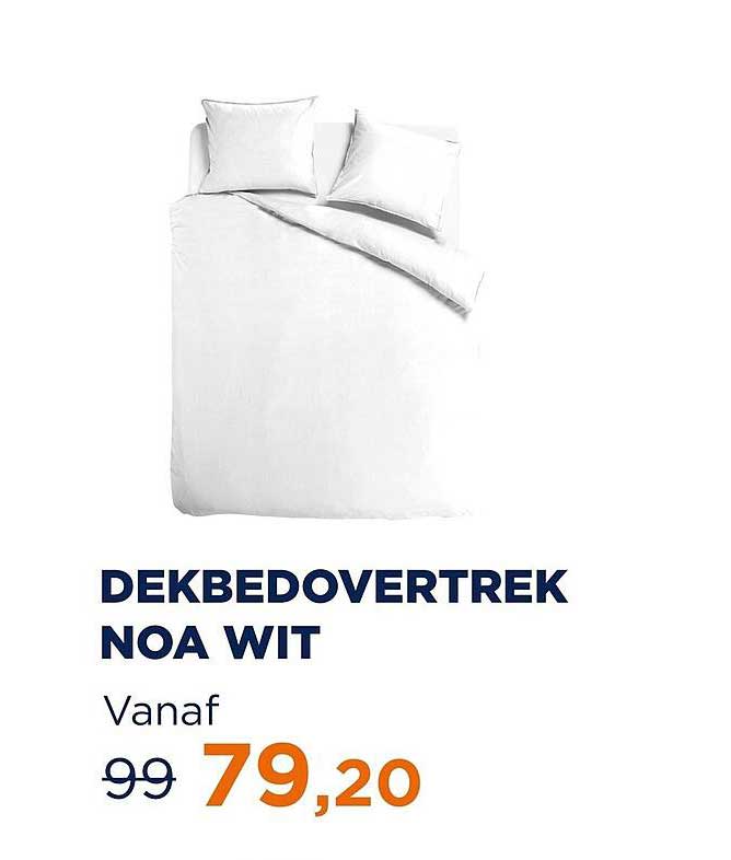 DEKBEDOVERTREK NOA WIT