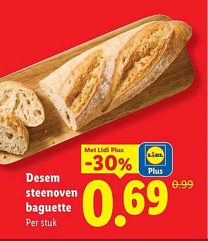 Desem steenoven baguette
