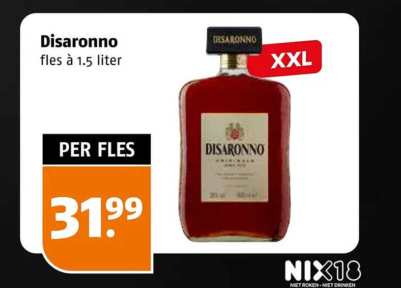 Disaronno fles à 1.5 liter XXL