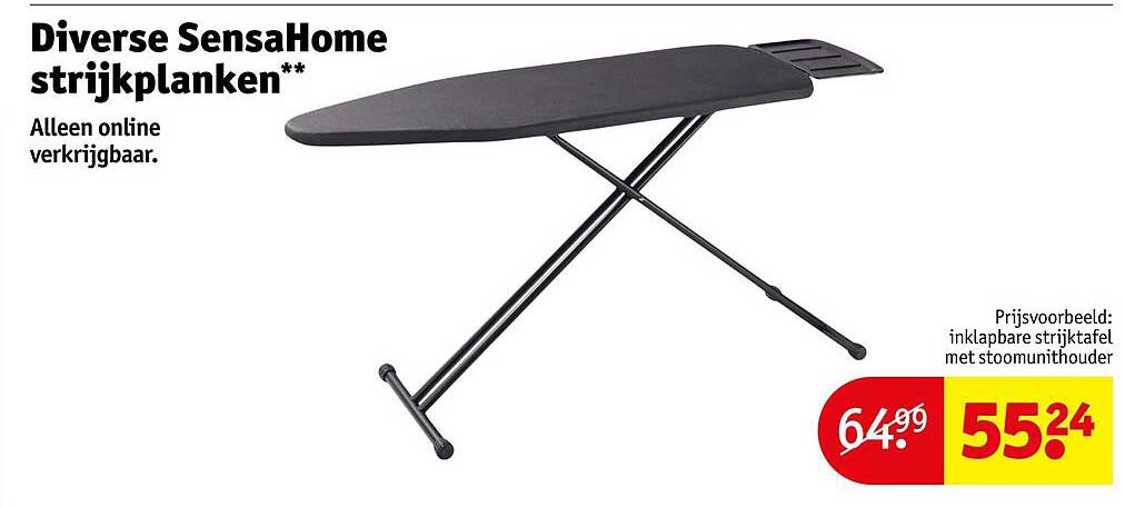 Diverse SensaHome strijkplanken**