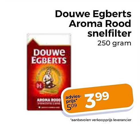Douwe Egberts Aroma Rood snelfilter 250 gram