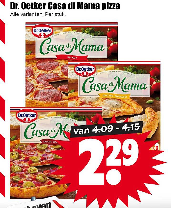 Dr. Oetker Casa di Mama pizza