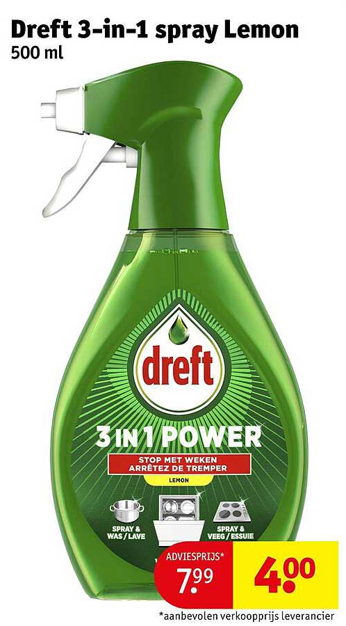 Dreft 3-in-1 spray Lemon 500 ml