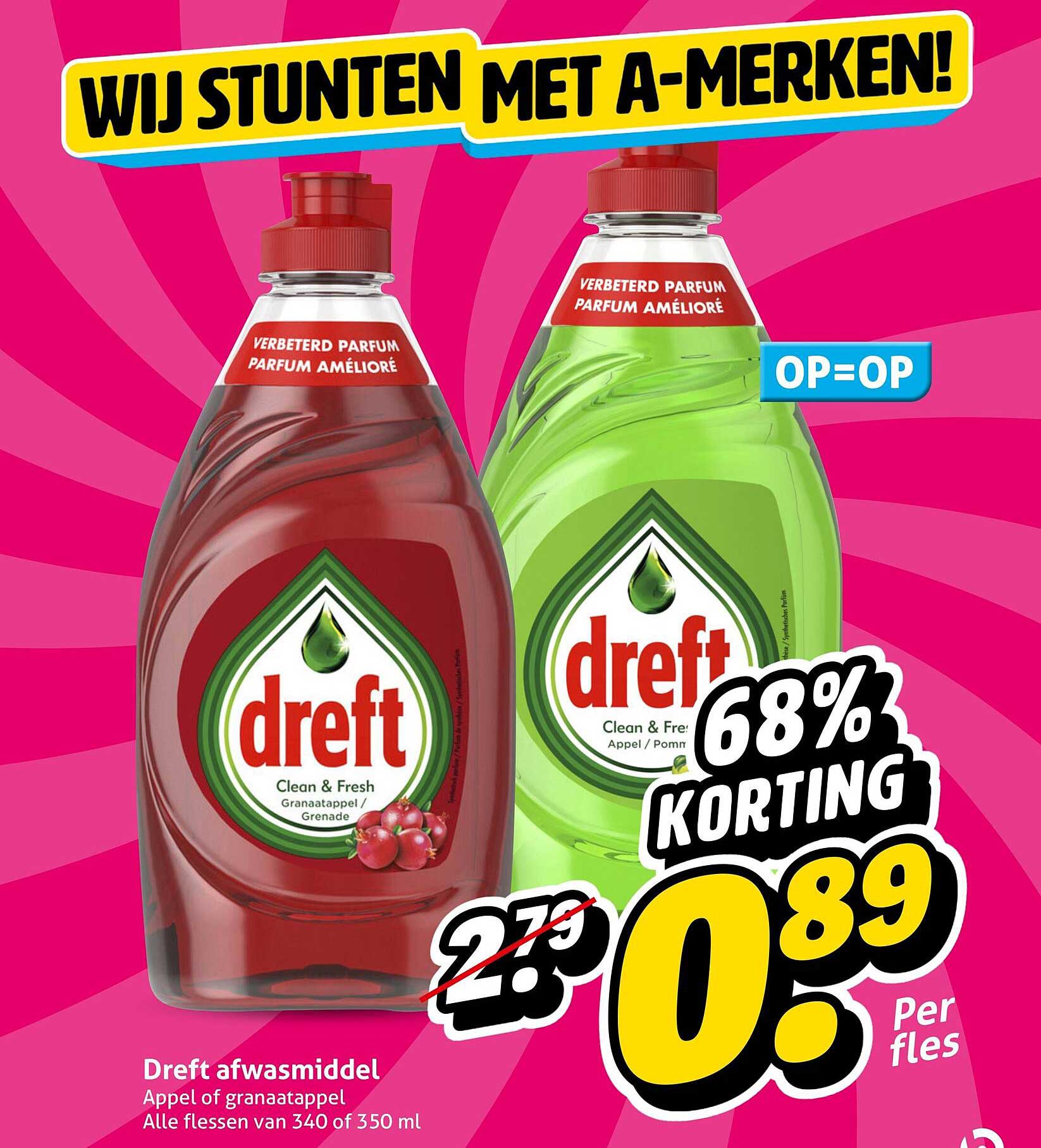 Dreft afwasmiddel Appel of granaatappel