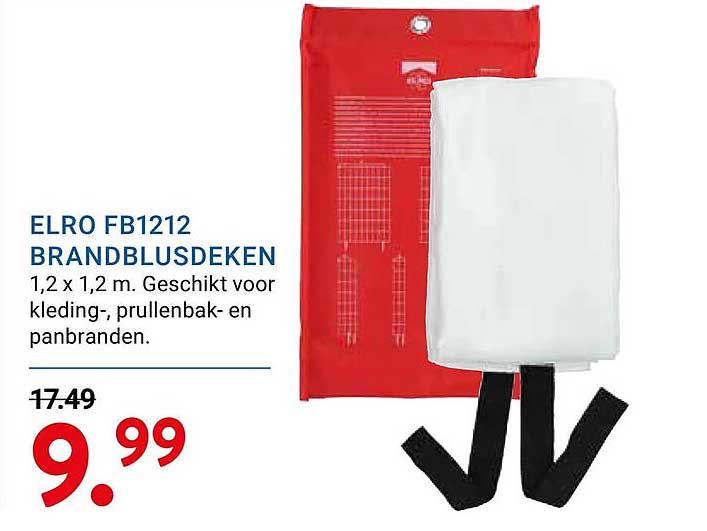 ELRO FB1212 BRANDBLUSDEKEN