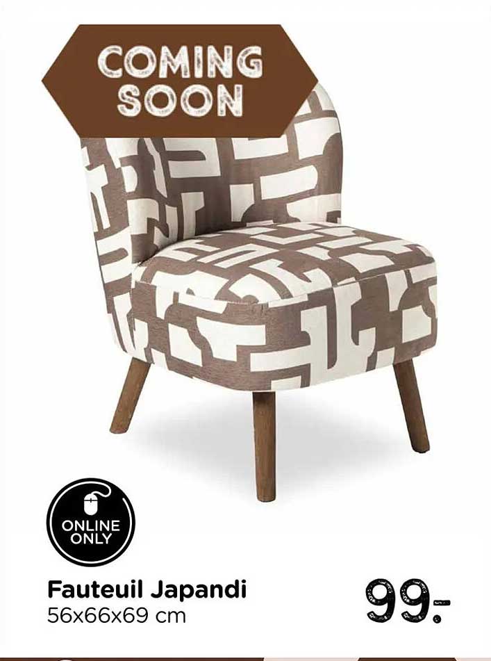 Fauteuil Japandi