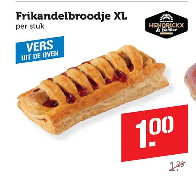 Frikandelbroodje XL per stuk