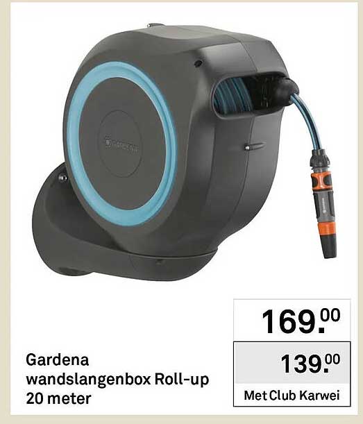 Gardena wandslangenbox Roll-up 20 meter