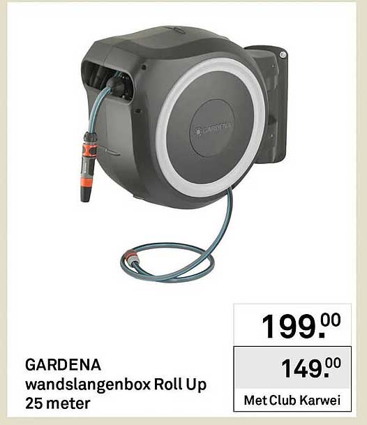 GARDENA wandslangenbox Roll Up 25 meter