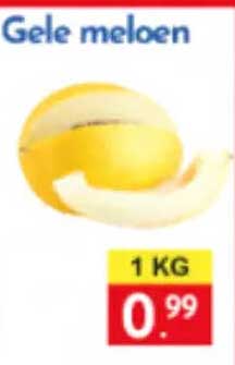 Gele meloen