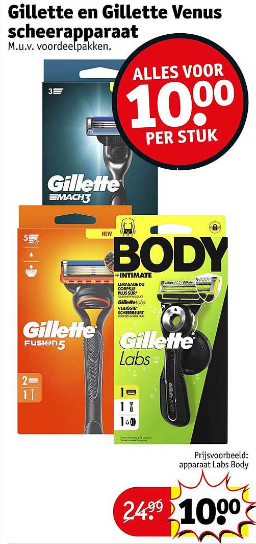 Gillette en Gillette Venus scheerapparaat