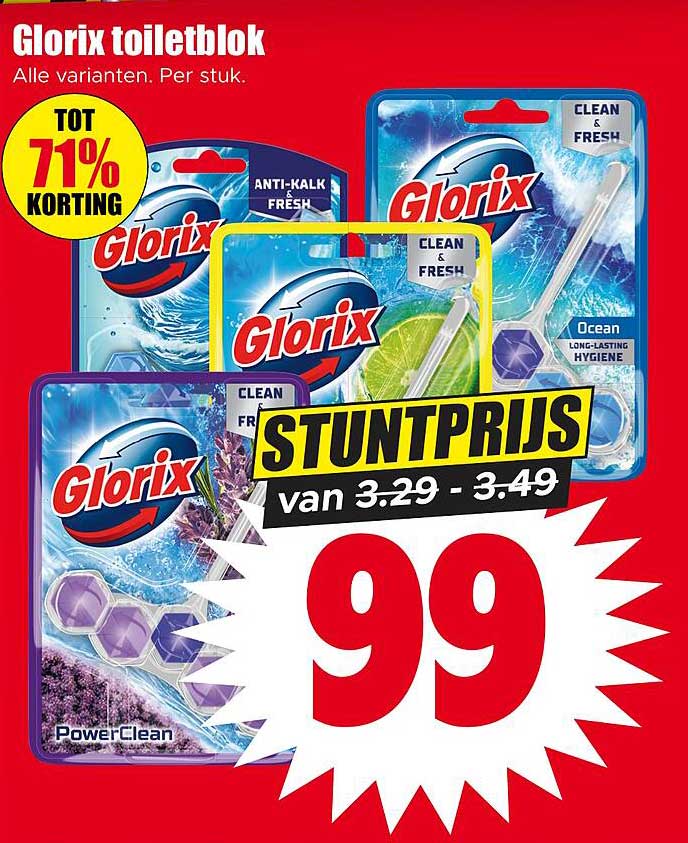 Glorix toiletblok