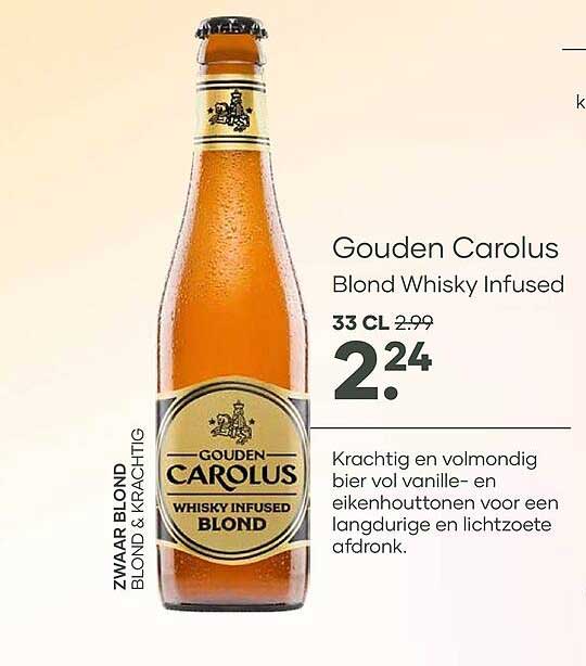 Gouden Carolus Blond Whisky Infused