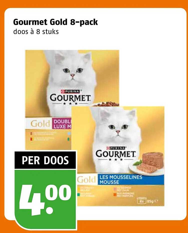 Gourmet Gold 8-pack doos à 8 stuks