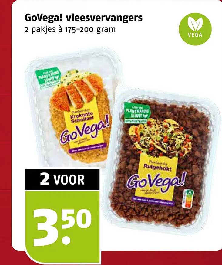 GoVega! vleesvervangers