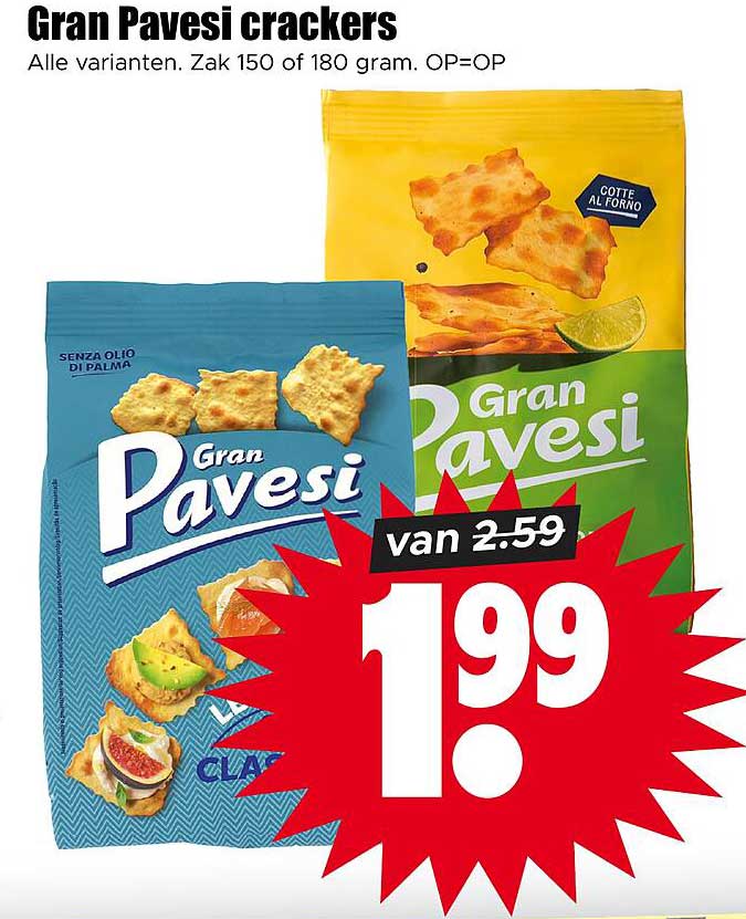 Gran Pavesi crackers