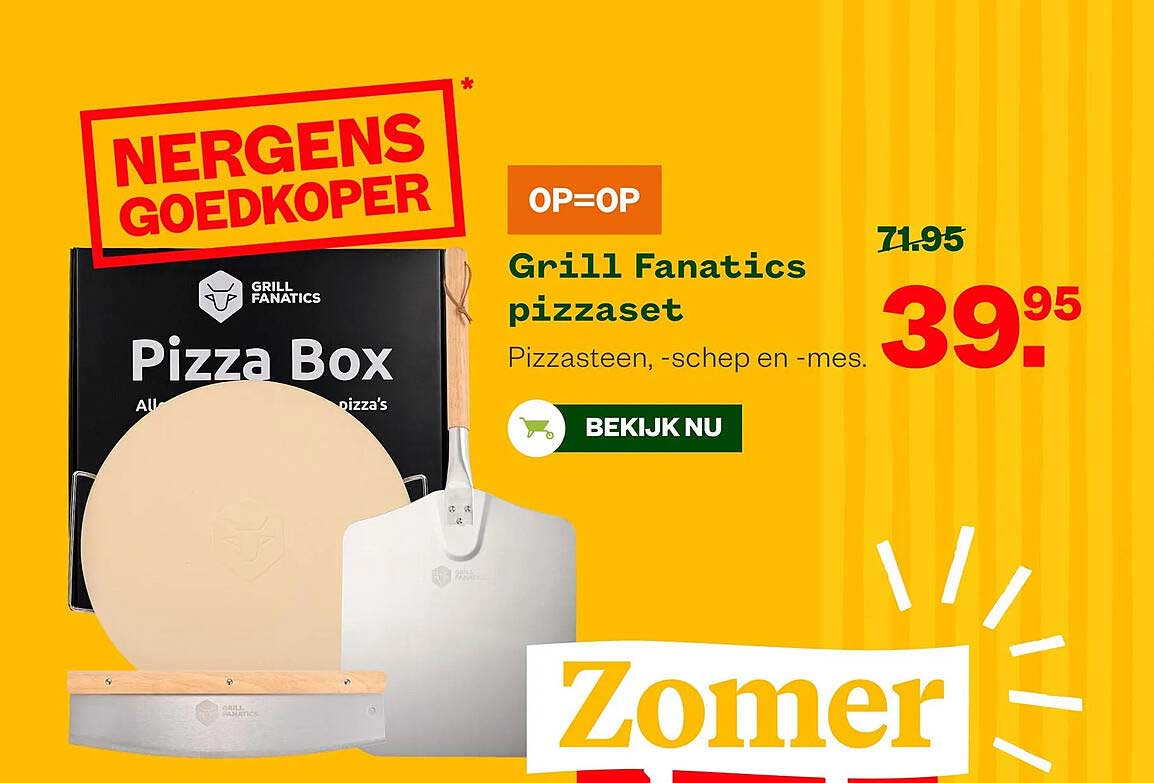 Grill Fanatics pizzaset