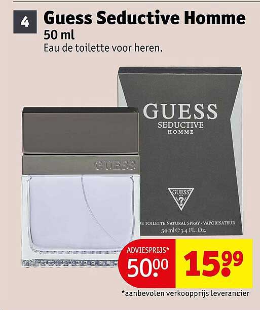 Guess Seductive Homme 50 ml Eau de toilette voor heren.