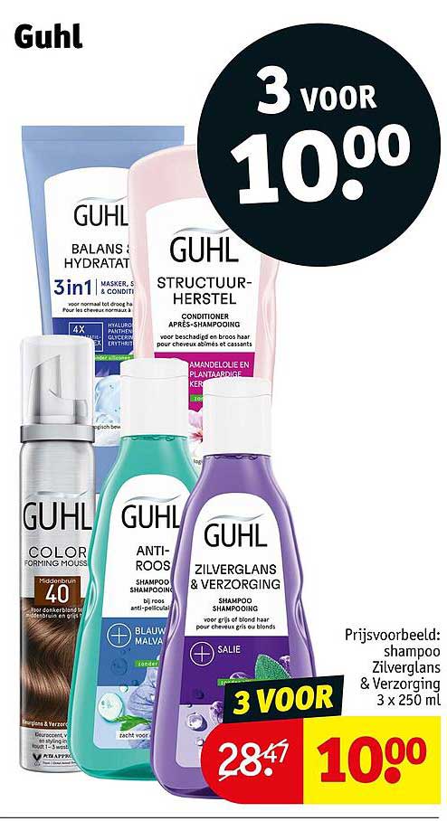 Guhl 3 voor 10.00
