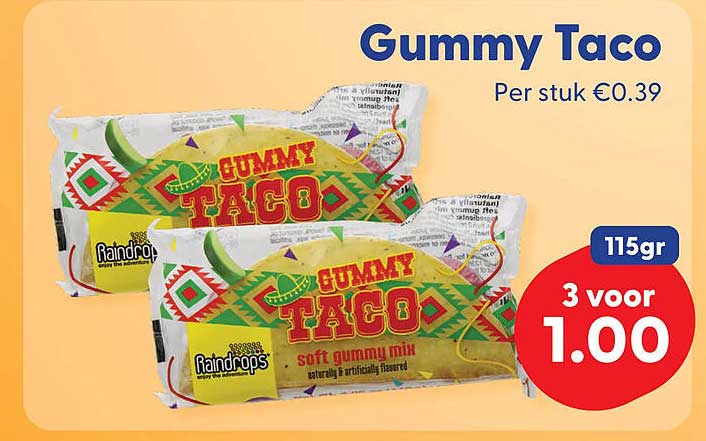 Gummy Taco